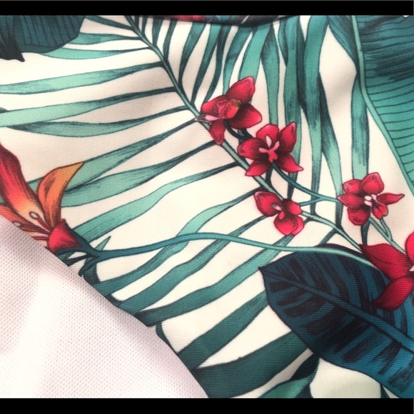 🐠Floral Ruffle Padded Bra Bikini - Picture 6 of 8